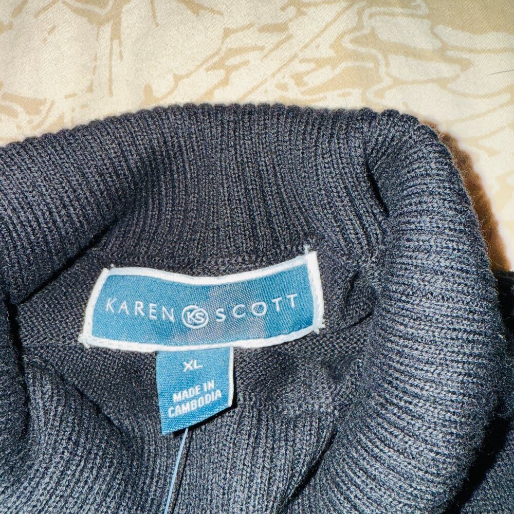 Karen Scott Sweater Black XL - Picture 4 of 4